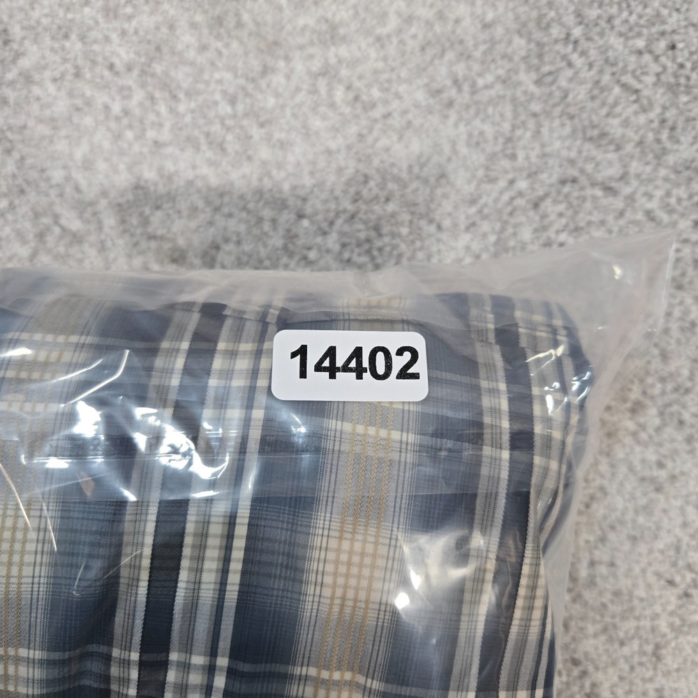 Carhartt Shirts Mens Large Black blue Plaid S/S Button Up Relaxed Fit lot of 2 - Picture 13 of 13